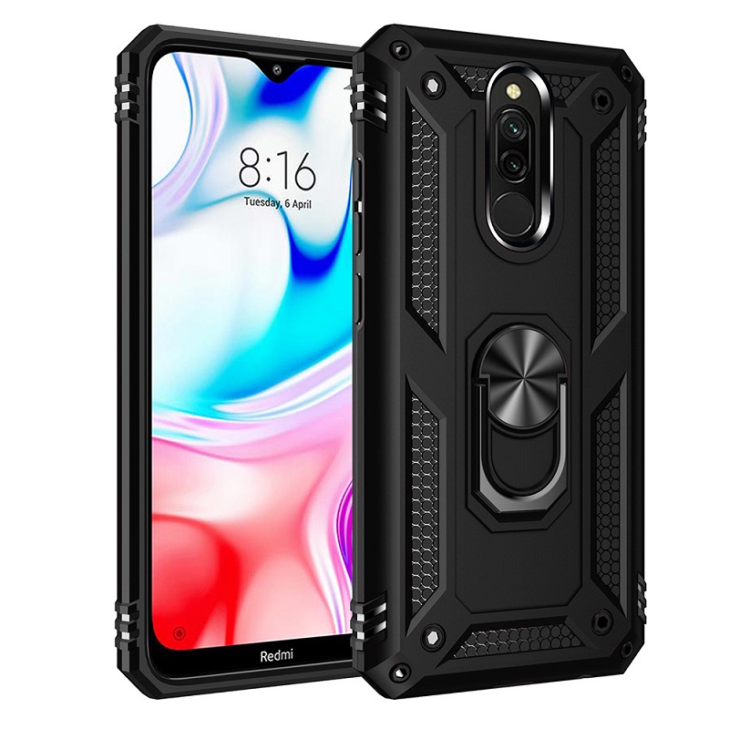 Phone Case for Xiaomi Redmi 8 Redmi 8A with Car Magnetic Ring Holder