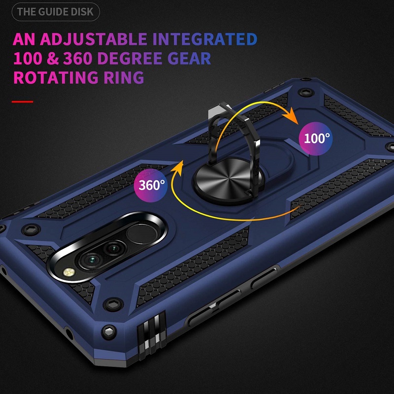 1x Xiaomi Redmi 8 Redmi 8A Phone Case + [9H HD Clear Tempered Glass] Screen Protector