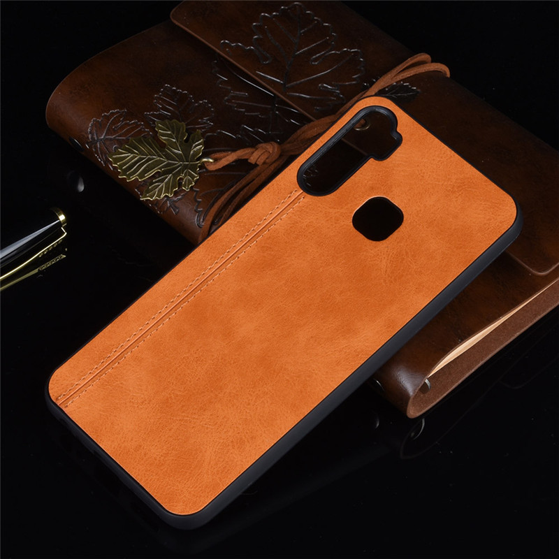 Ready Stock - Phone Case for Infinix S5 / S5 Lite TPU Leather Shockproof Protective Cover