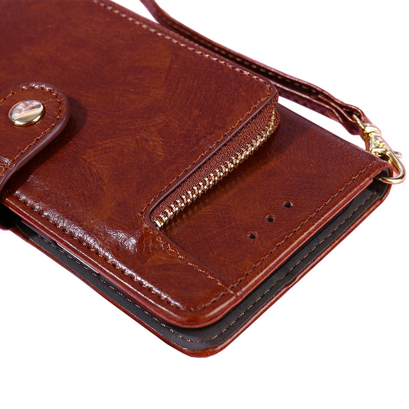 Wallet Case For Galaxy S10 S10 Plus S9 Plus Note 9 Note 10 Note 10 Note 8 S7 Edge [Retro fashion] Wallet Case