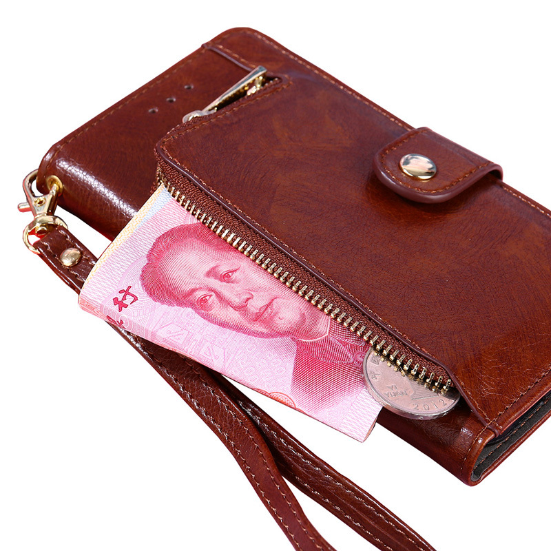 Wallet Case For Galaxy S10 S10 Plus S9 Plus Note 9 Note 10 Note 10 Note 8 S7 Edge [Retro fashion] Wallet Case