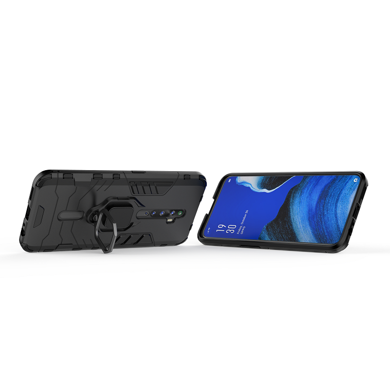 Phone Cases for OPPO Reno 2F / Reno2 F 6.5&apos;&apos; Amor Cover with Car Magnetic Ring Holder
