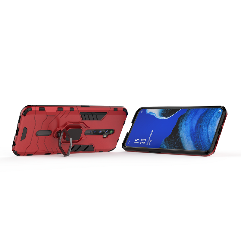 Phone Cases for OPPO Reno 2F / Reno2 F 6.5&apos;&apos; Amor Cover with Car Magnetic Ring Holder
