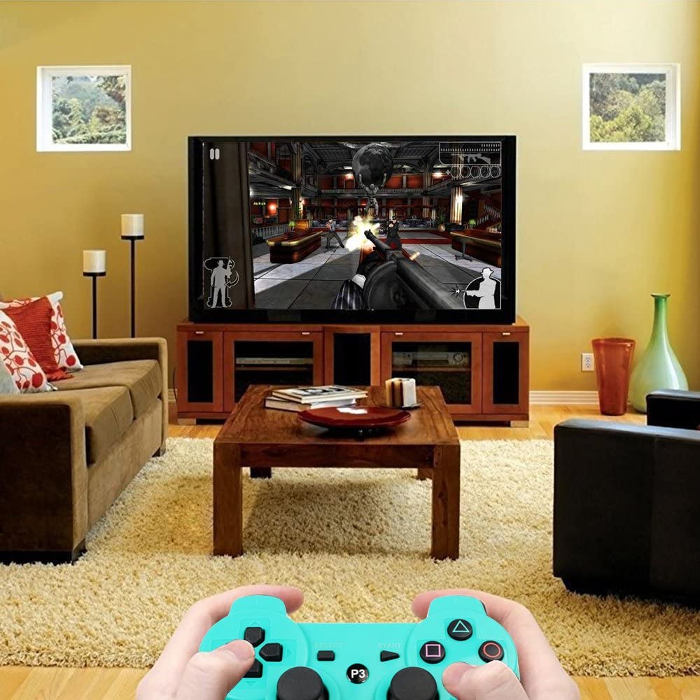 PS3 Controller Wireless Double Shock Gamepad for Playstation 3 Remotes Sixaxis Bluetooth