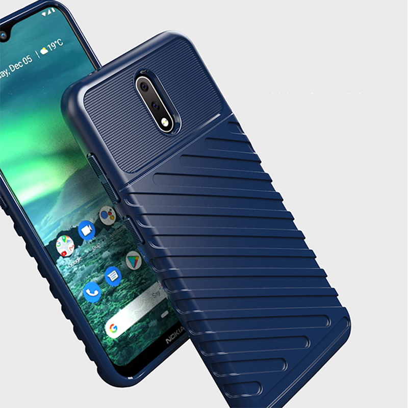 1x Nokia 2.3 Phone Case + [Full Glue Cover Tempered Glass] Screen Protector