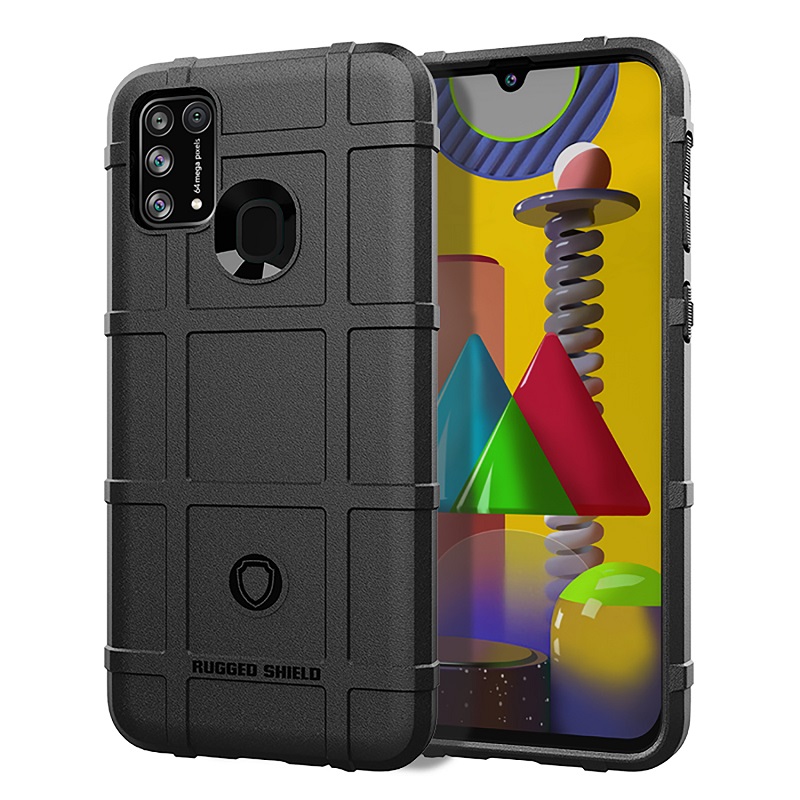 Casing for Samsung Galaxy M31 M21 Phone Cases Rugged Shield Silicone Shock-Proof Cover