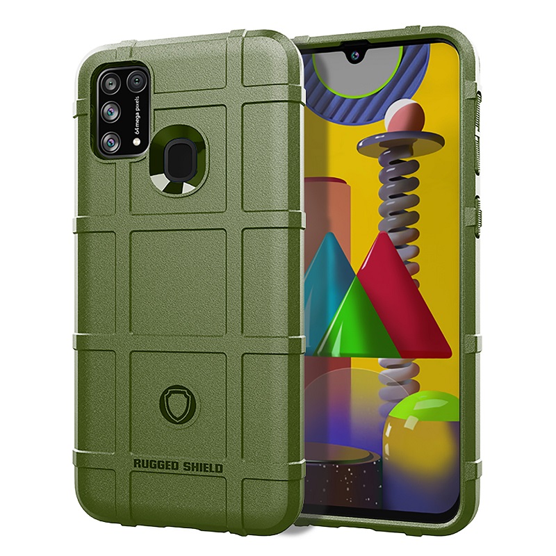 Casing for Samsung Galaxy M31 M21 Phone Cases Rugged Shield Silicone Shock-Proof Cover