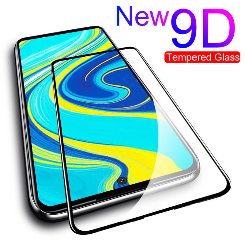 1x Xiaomi Redmi Note 9S / Note 9 Pro Phone Case + [Full Glue Cover Tempered Glass] Screen Protector