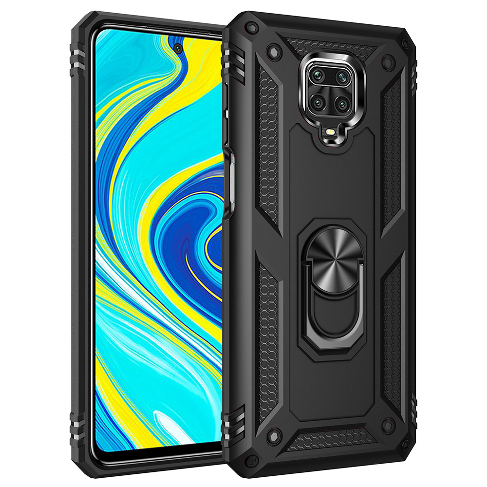 1x Xiaomi Redmi Note 9S / Note 9 Pro Phone Case + [Full Glue Cover Tempered Glass] Screen Protector