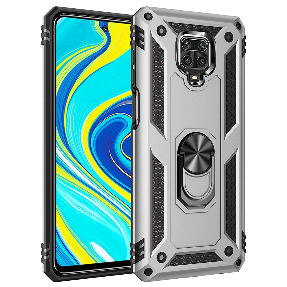 1x Xiaomi Redmi Note 9S / Note 9 Pro Phone Case + [Full Glue Cover Tempered Glass] Screen Protector