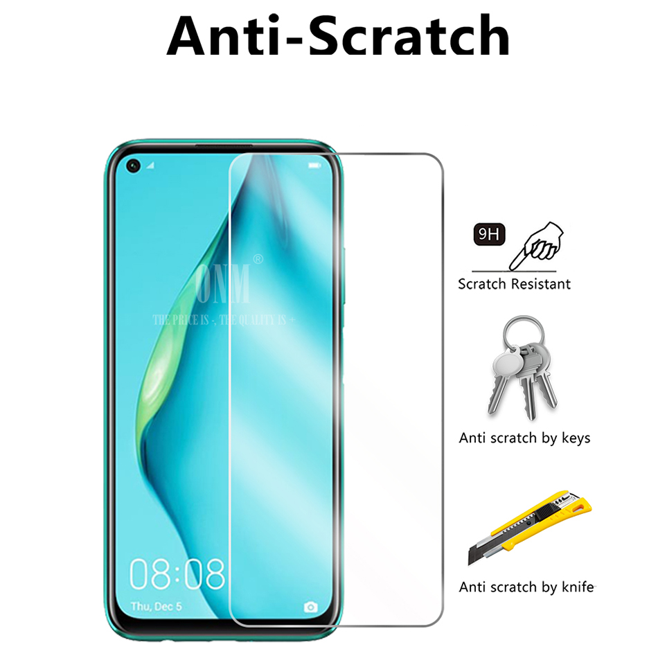 [1-Pack] Huawei Nova 7i Phone Case + [9H HD Clear Tempered Glass] Screen Protector