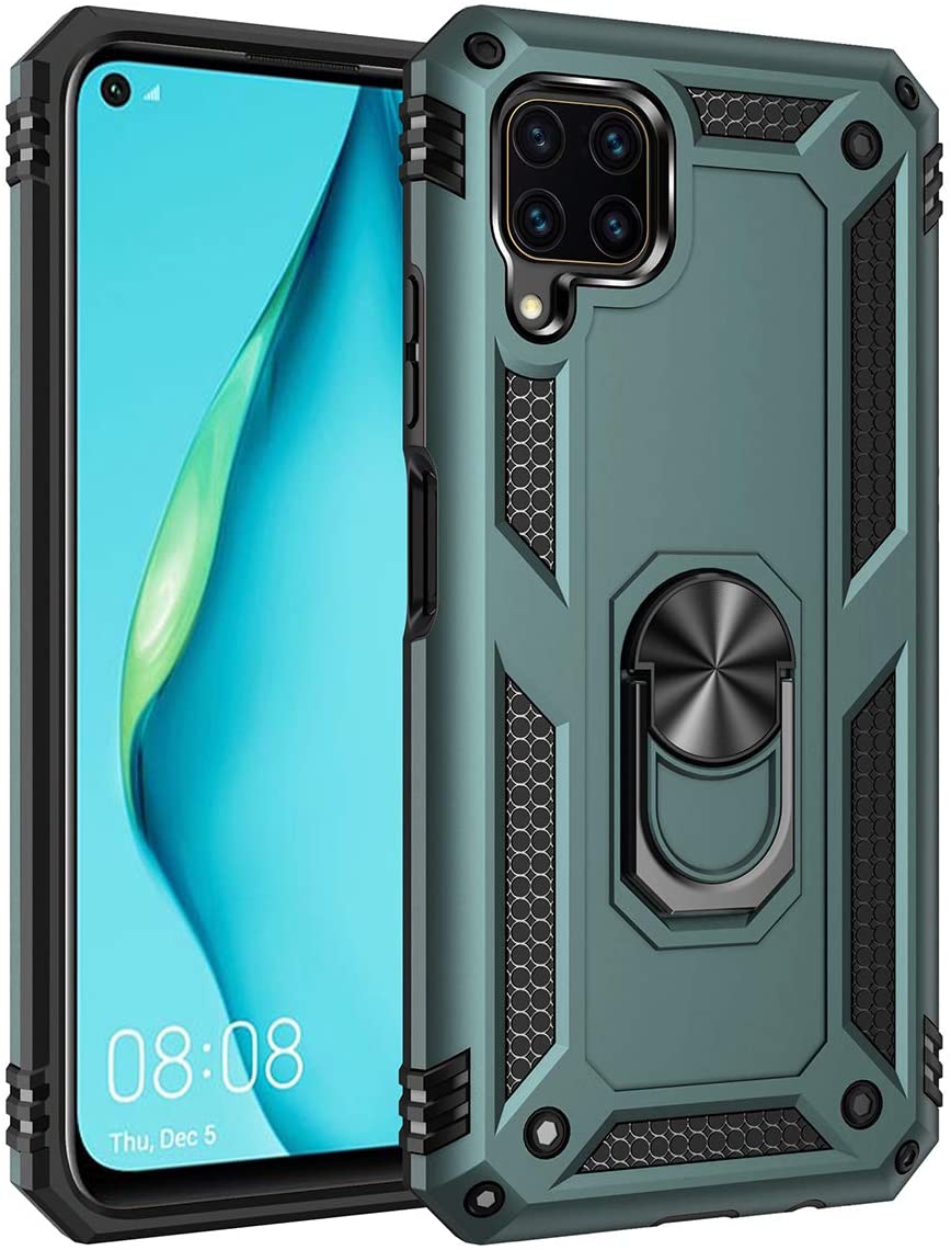 [1-Pack] Huawei Nova 7i Phone Case + [9H HD Clear Tempered Glass] Screen Protector