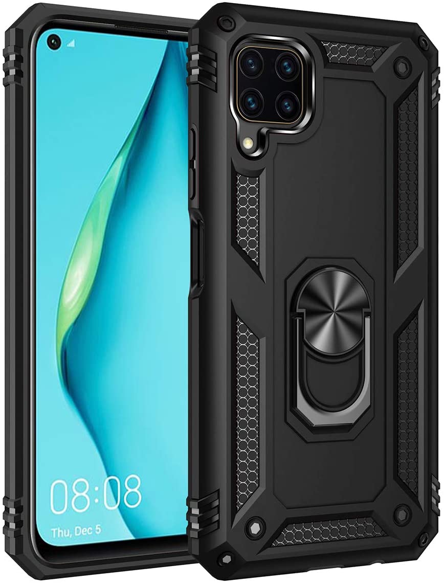 [1-Pack] Huawei Nova 7i Phone Case + [9H HD Clear Tempered Glass] Screen Protector