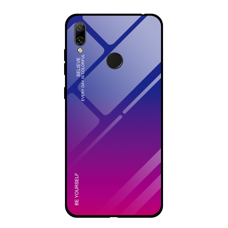 [1-Pack] Huawei Y7 2019 / Y7 Prime 2019 Phone Case + [Full Cover Tempered Glass] Screen Protector