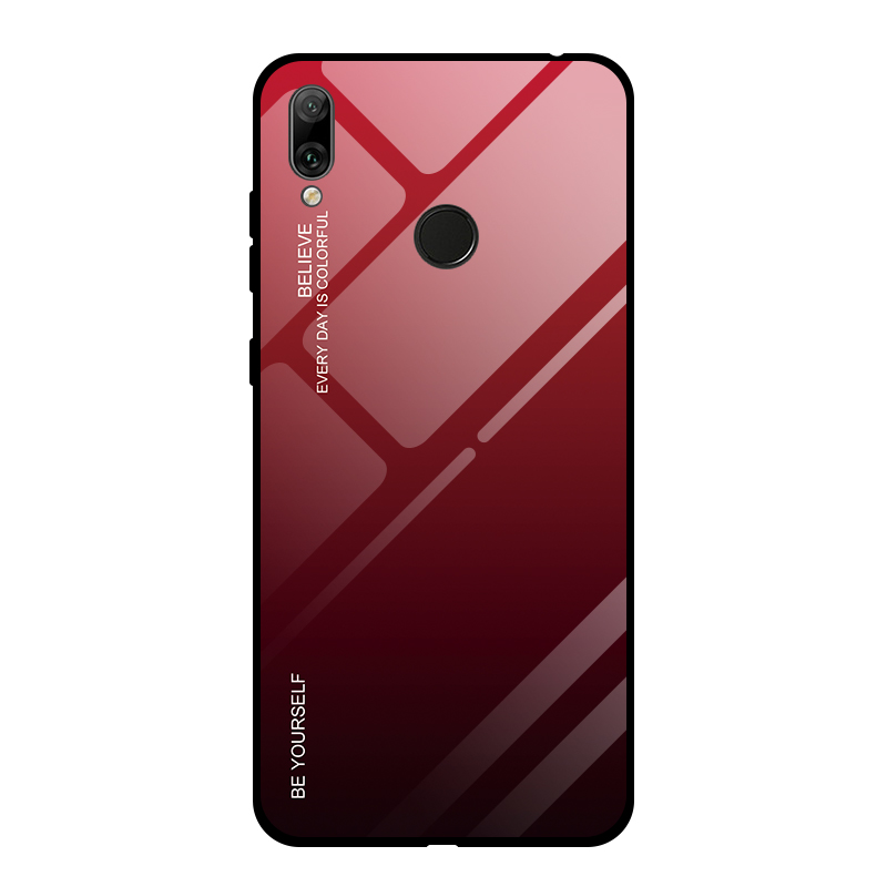 [1-Pack] Huawei Y7 2019 / Y7 Prime 2019 Phone Case + [Full Cover Tempered Glass] Screen Protector