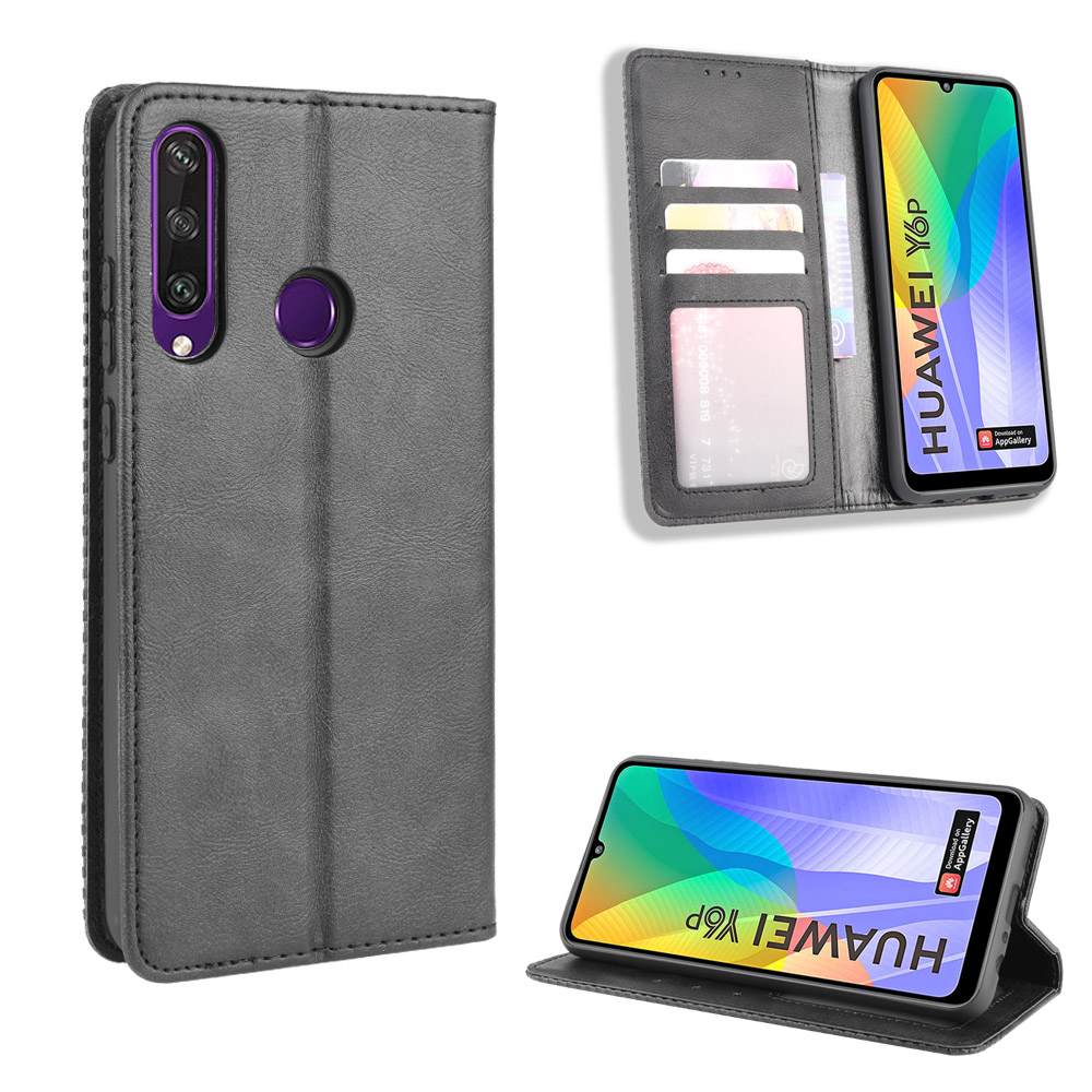New Shinwo - Wallet Case For Huawei Y6P [Flip Vintage Leather] Flip Cover