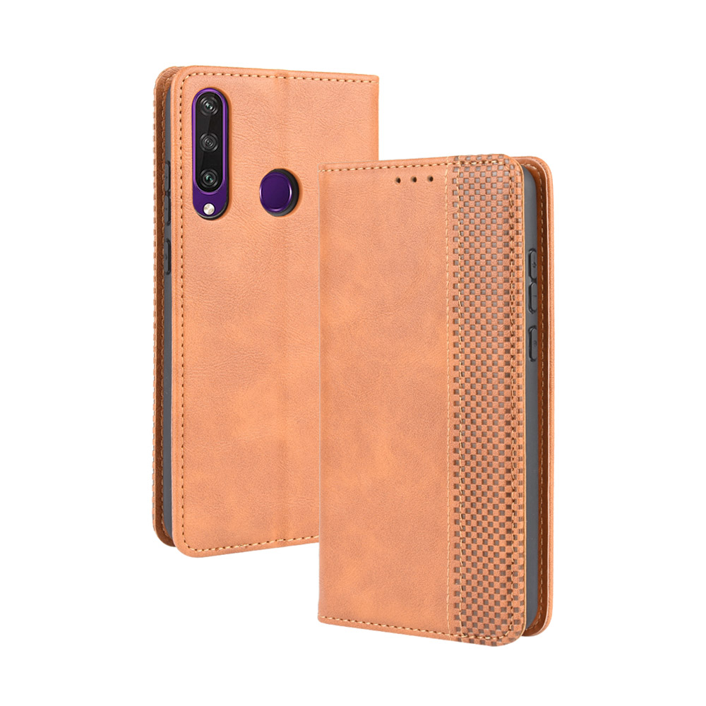 New Shinwo - Wallet Case For Huawei Y6P [Flip Vintage Leather] Flip Cover