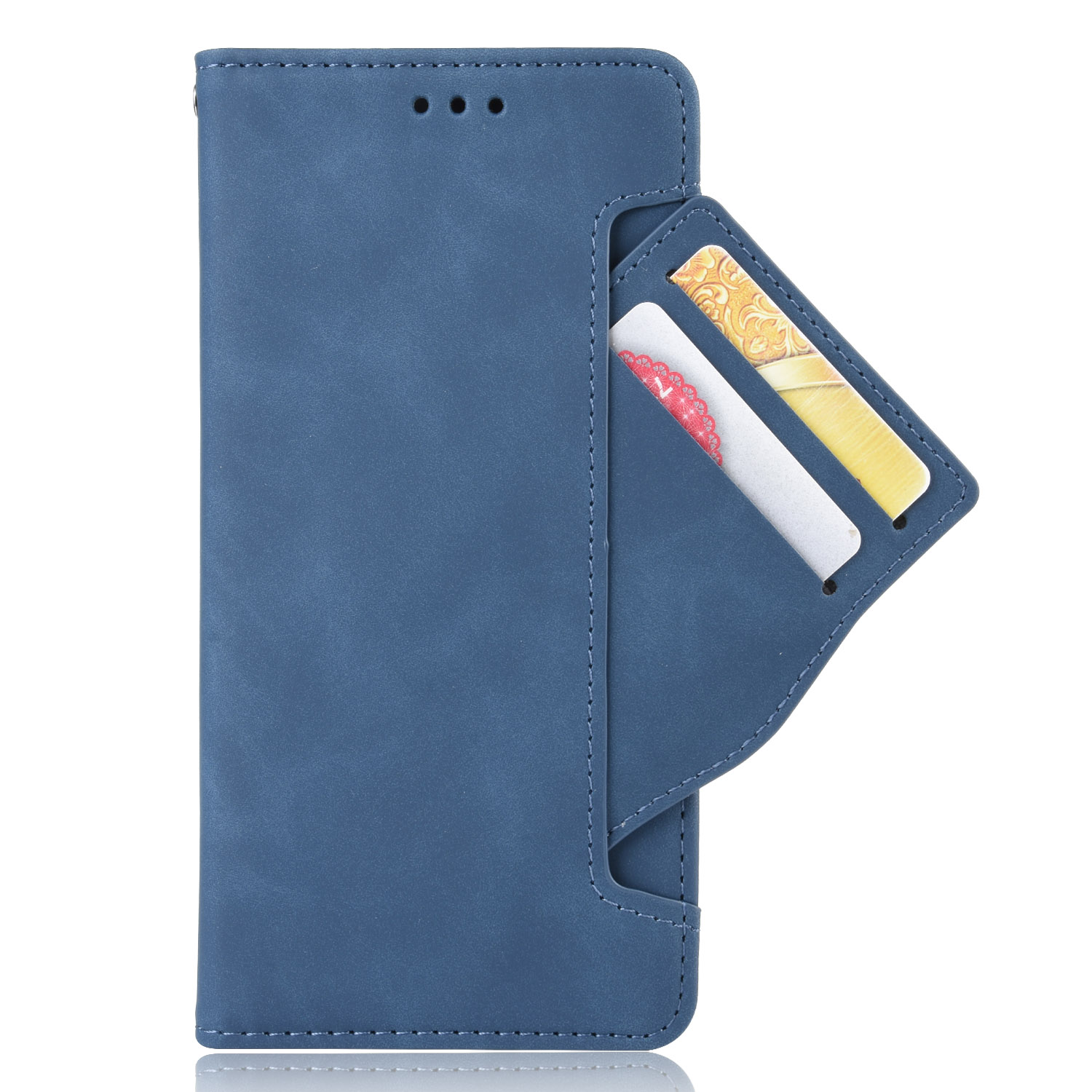 Flip Cover For Huawei Y6P Retro [Doka Slot Flip Leather Case] Wallet Case