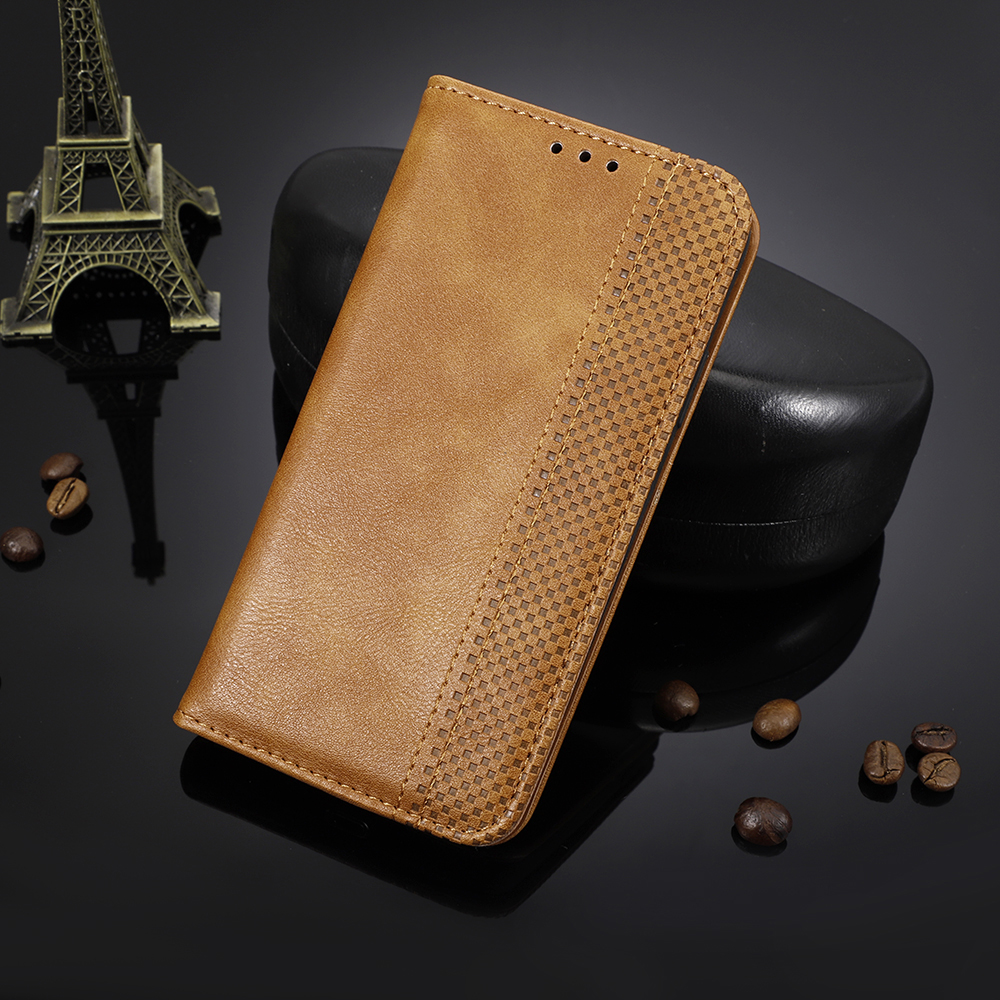 New Shinwo - Wallet Case For Samsung Galaxy A21s [Flip Vintage Leather] Flip Cover