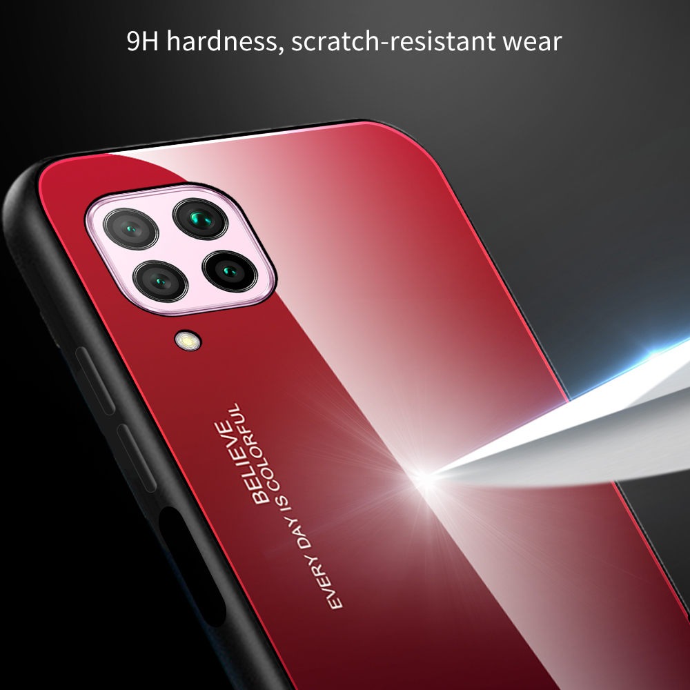 [1-Pack] Huawei Nova 7i Phone Case + [9H HD Clear Tempered Glass] Screen Protector