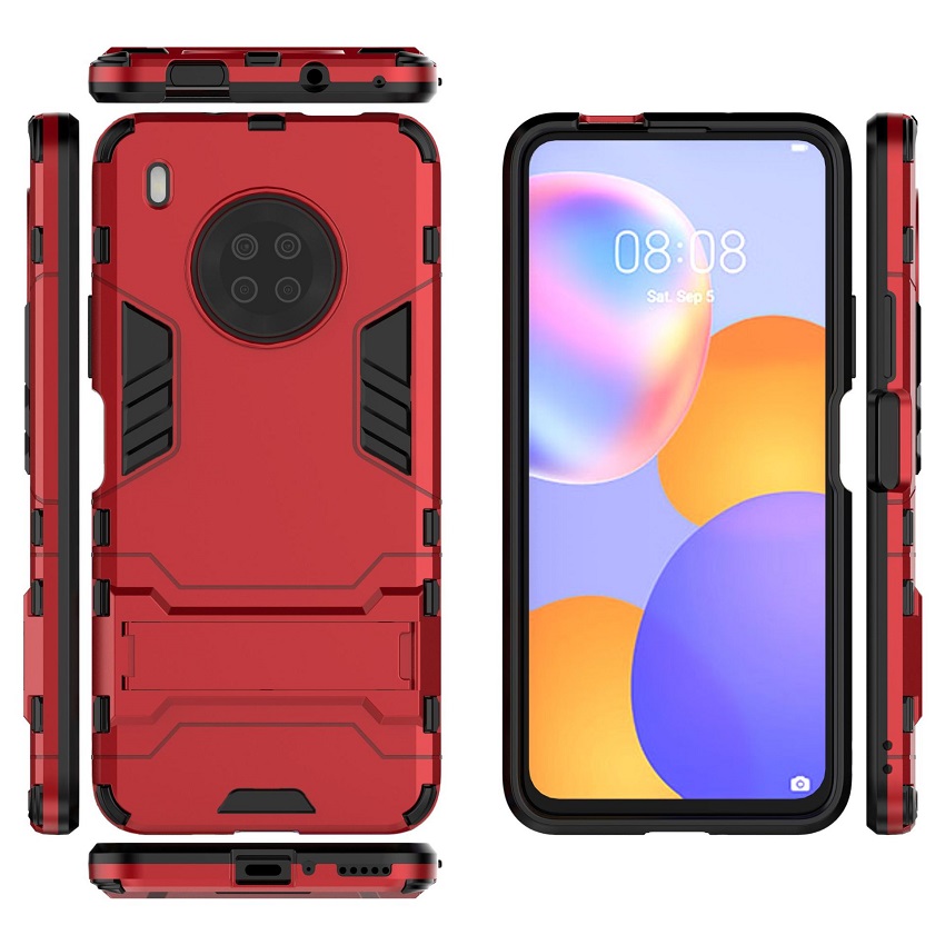 Phone Cover for Huawei Y9a 6.63&apos;&apos; Case Rugged Armor [Drop-protection] with Kickstand