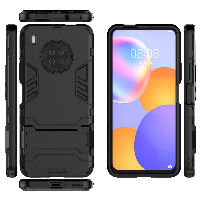 Phone Cover for Huawei Y9a 6.63&apos;&apos; Case Rugged Armor [Drop-protection] with Kickstand