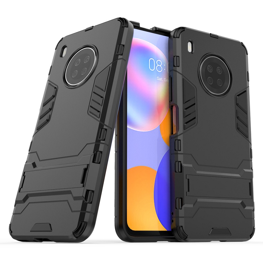 Phone Cover for Huawei Y9a 6.63&apos;&apos; Case Rugged Armor [Drop-protection] with Kickstand