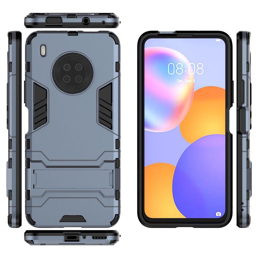 Phone Cover for Huawei Y9a 6.63&apos;&apos; Case Rugged Armor [Drop-protection] with Kickstand