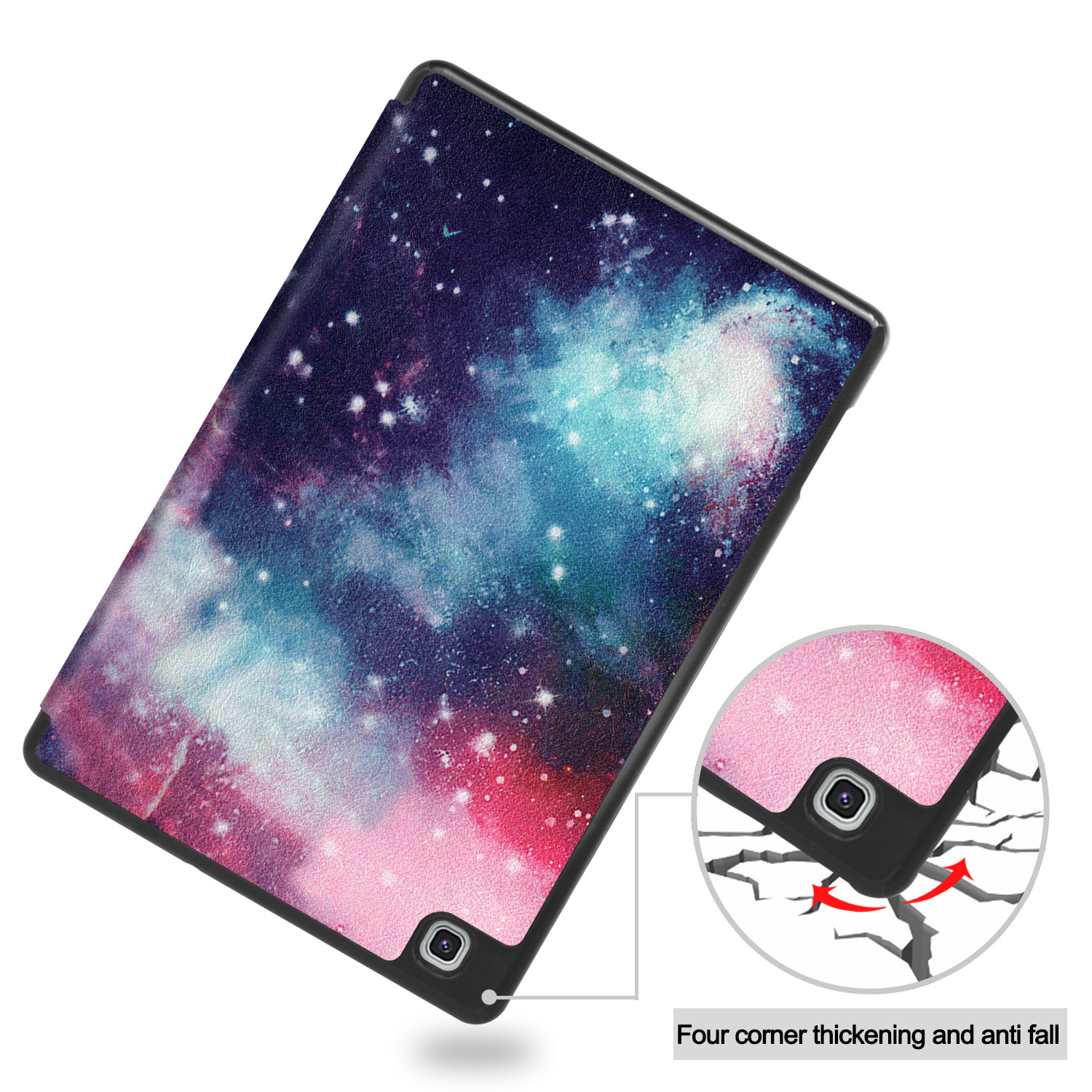 Tablet Case for Samsung Galaxy Tab S6 Lite Case PU Leather Smart Case with Stand