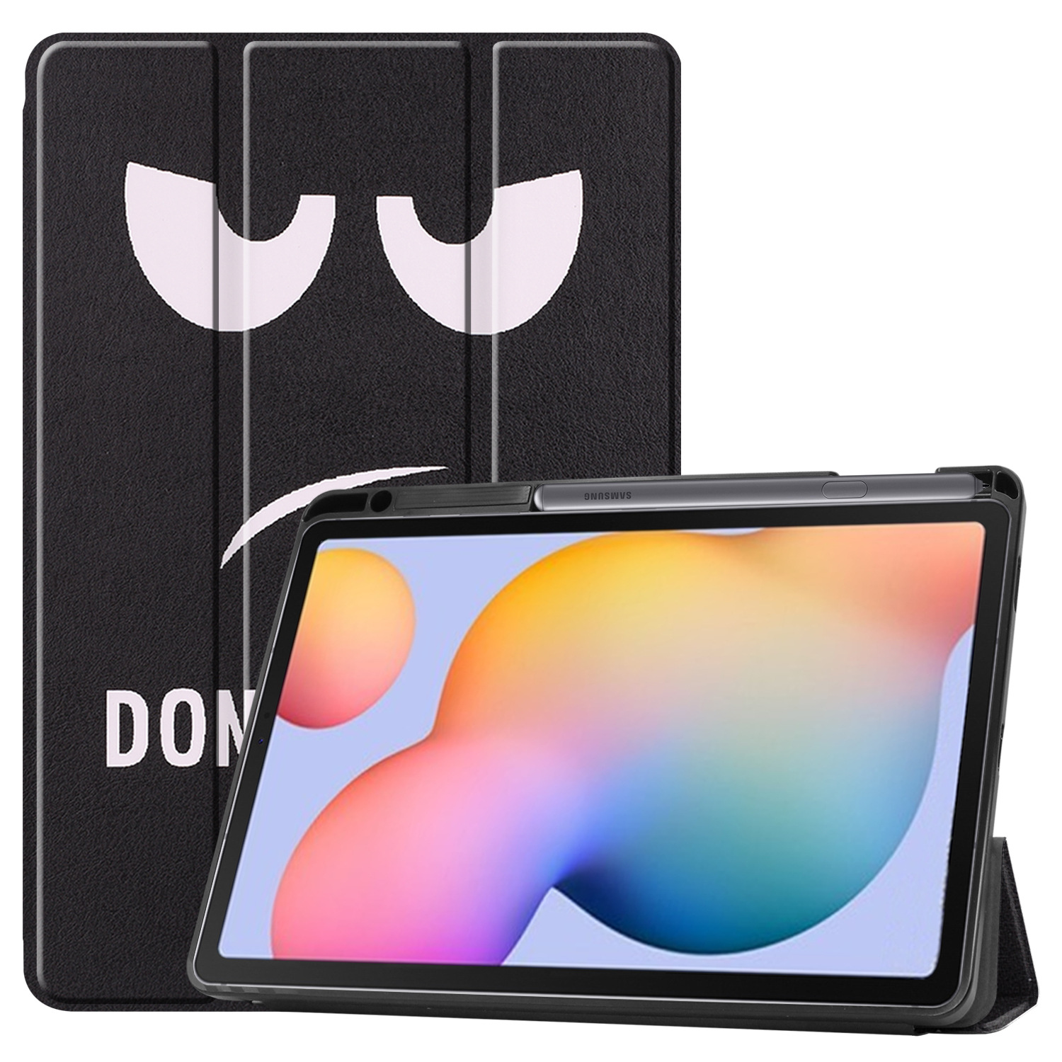 Tablet Case for Samsung Galaxy Tab S6 Lite Case PU Leather Smart Case with Stand