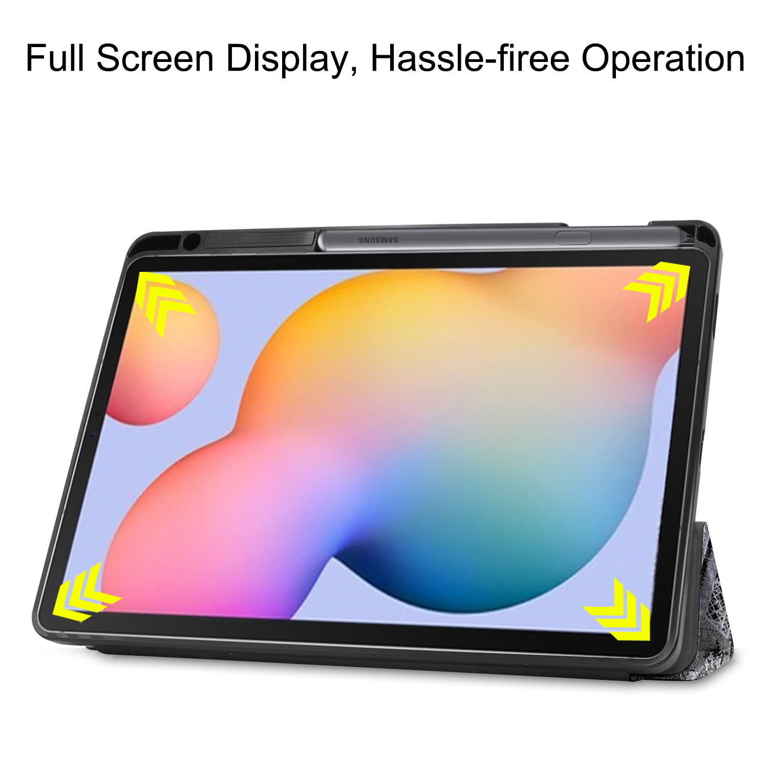 Tablet Case for Samsung Galaxy Tab S6 Lite Case PU Leather Smart Case with Stand