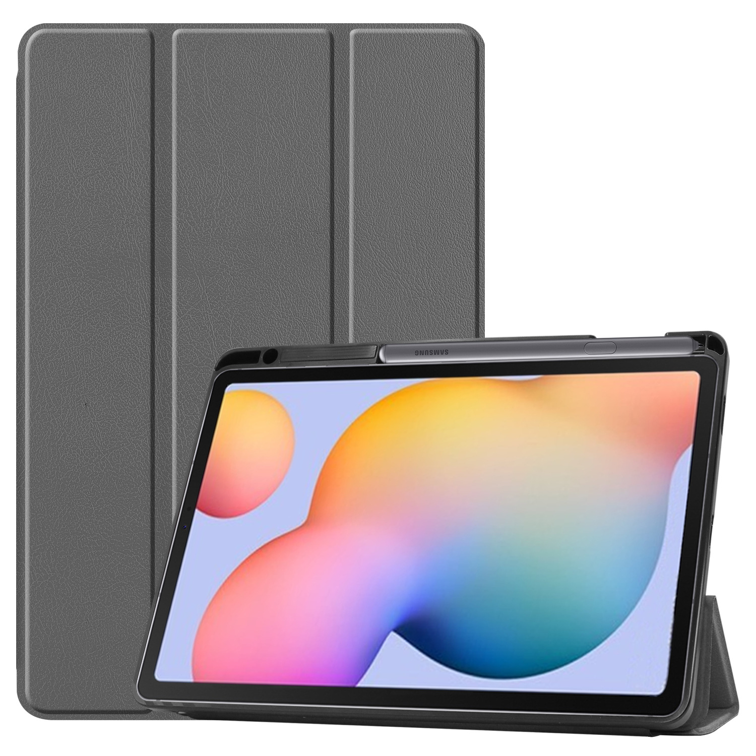 Case for Samsung Galaxy Tab S6 Lite 10.4 Inch 2020 (Model SM-P610/P615), Slim Tri-Fold Stand