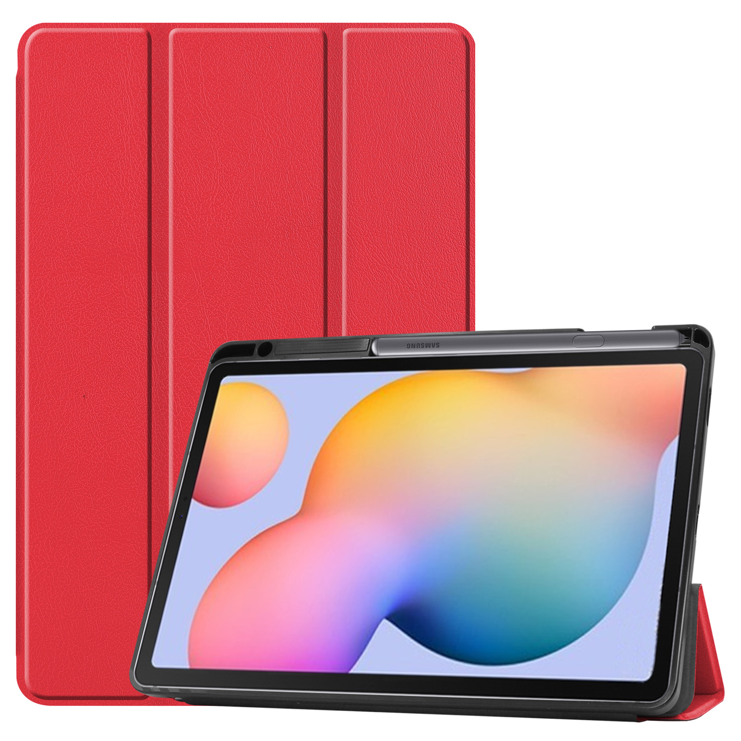 Case for Samsung Galaxy Tab S6 Lite 10.4 Inch 2020 (Model SM-P610/P615), Slim Tri-Fold Stand