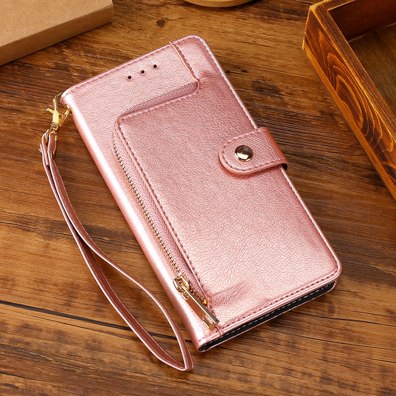 Zipper Phone Cases For Xiaomi Poco X3 Pro Poco M3 Mi 10T Pro 5G [Retro fashion] Wallet Leather Cover