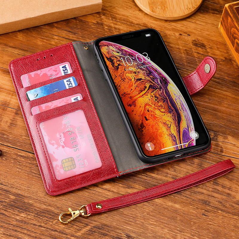 Zipper Phone Cases For Google Pixel 2 XL Pixel 3 XL Pixel 5 XL [Retro fashion] Wallet Leather Cover