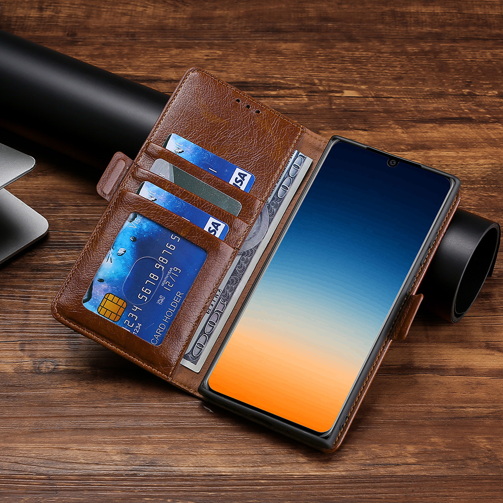 Newest Wallet Cover Casing for Samsung Galaxy A21s A02S A11 M11 Leather Magnetic Card Slot