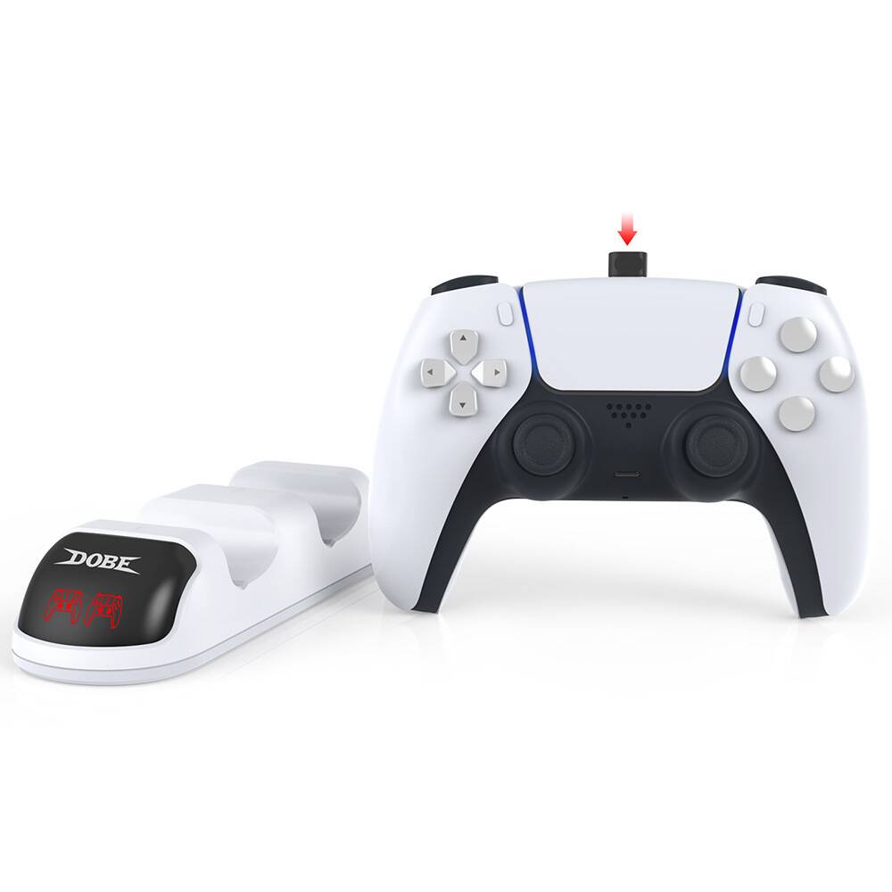 Dual Charger For PS5 Wireless Controller with LED Indicator Light