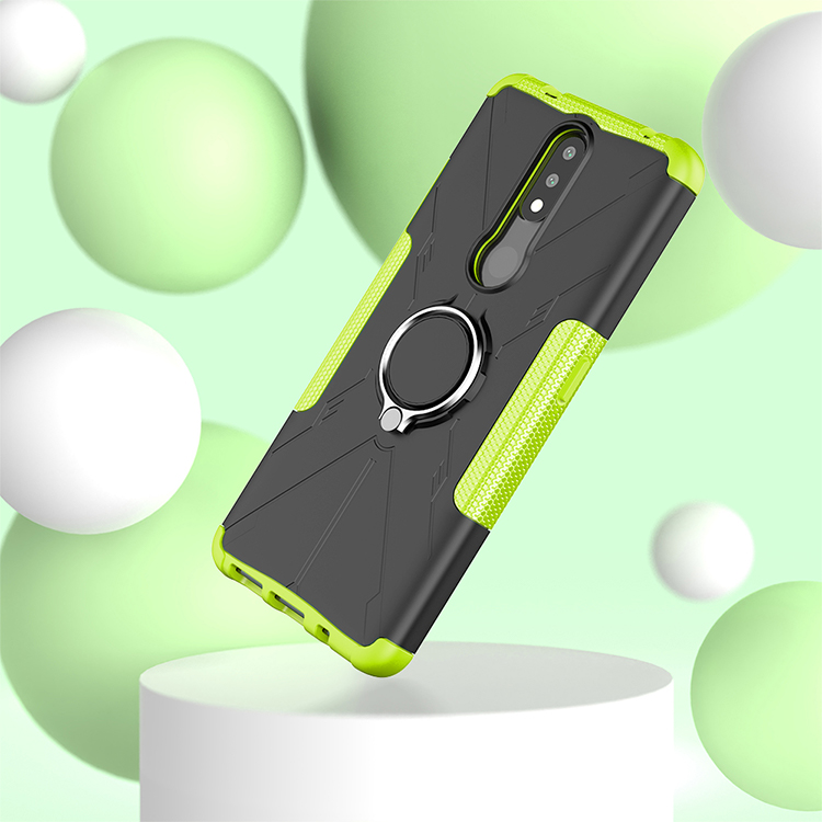 Phone Case for Nokia 2.4 [Drop-protection] with Car Magnetic Ring Holder
