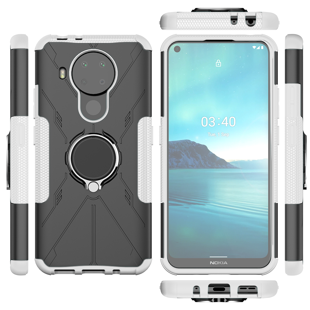 Phone Case for Nokia 3.4 - 6.39&quot; [Drop-protection] with Car Magnetic Ring Holder