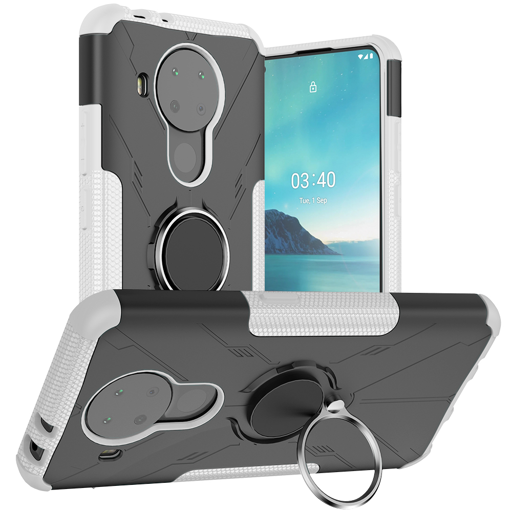 Phone Case for Nokia 3.4 - 6.39&quot; [Drop-protection] with Car Magnetic Ring Holder