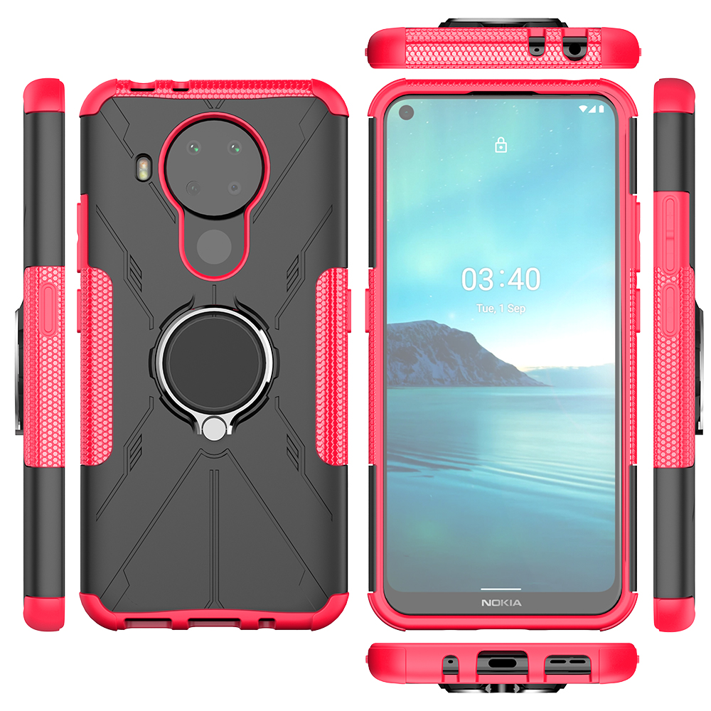 Phone Case for Nokia 3.4 - 6.39&quot; [Drop-protection] with Car Magnetic Ring Holder