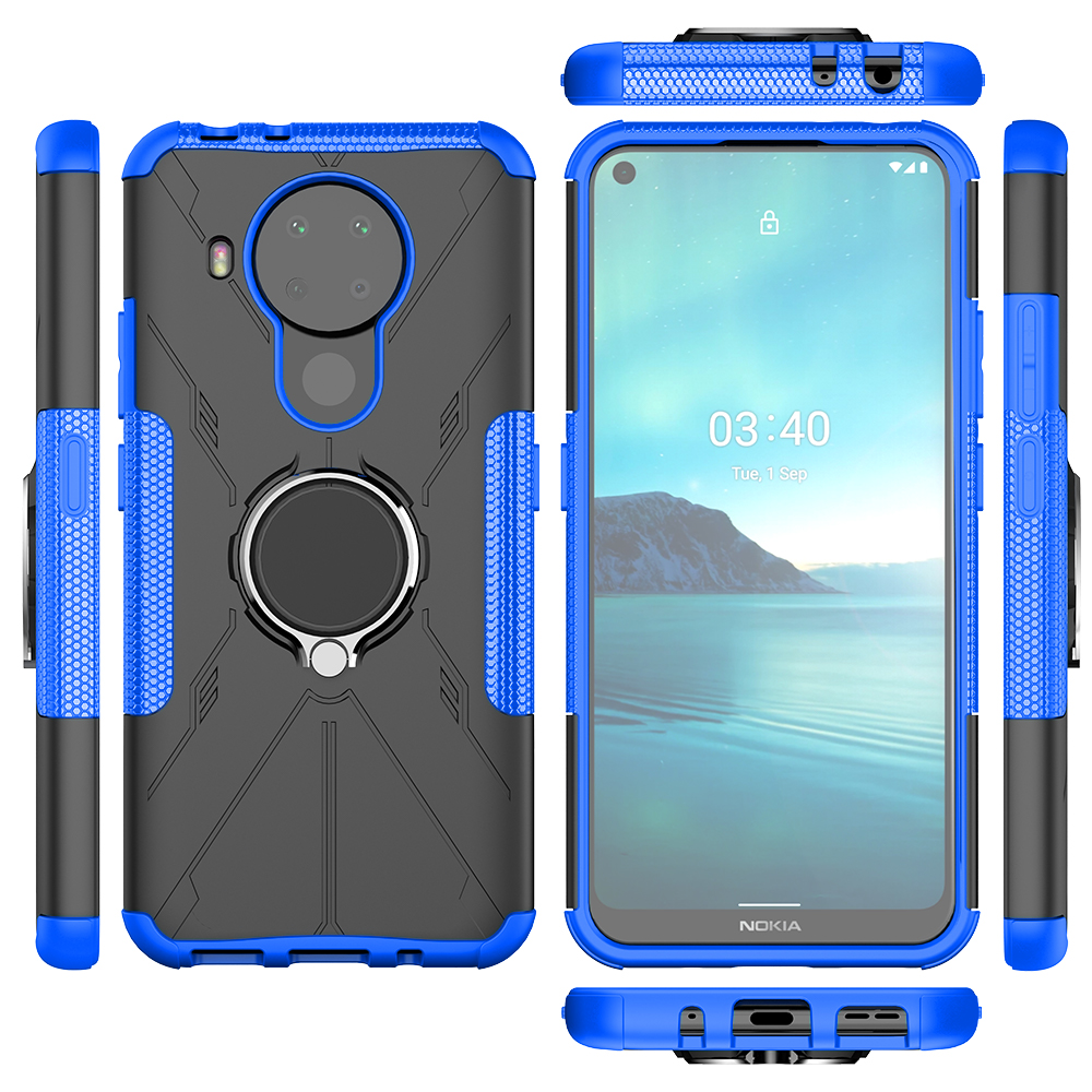 Phone Case for Nokia 3.4 - 6.39&quot; [Drop-protection] with Car Magnetic Ring Holder
