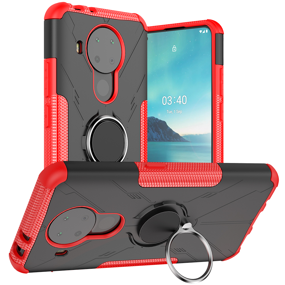 Phone Case for Nokia 3.4 - 6.39&quot; [Drop-protection] with Car Magnetic Ring Holder