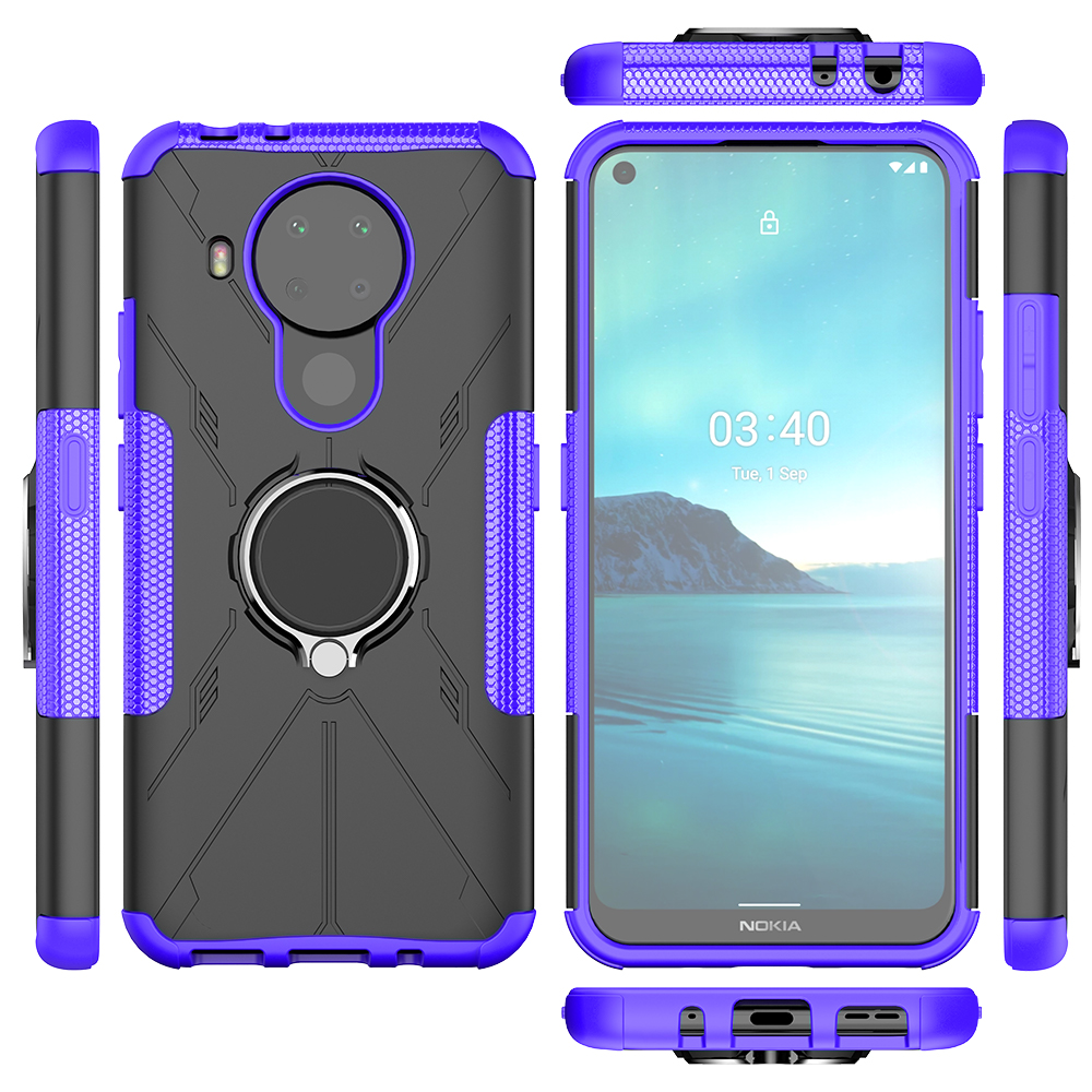 Phone Case for Nokia 3.4 - 6.39&quot; [Drop-protection] with Car Magnetic Ring Holder