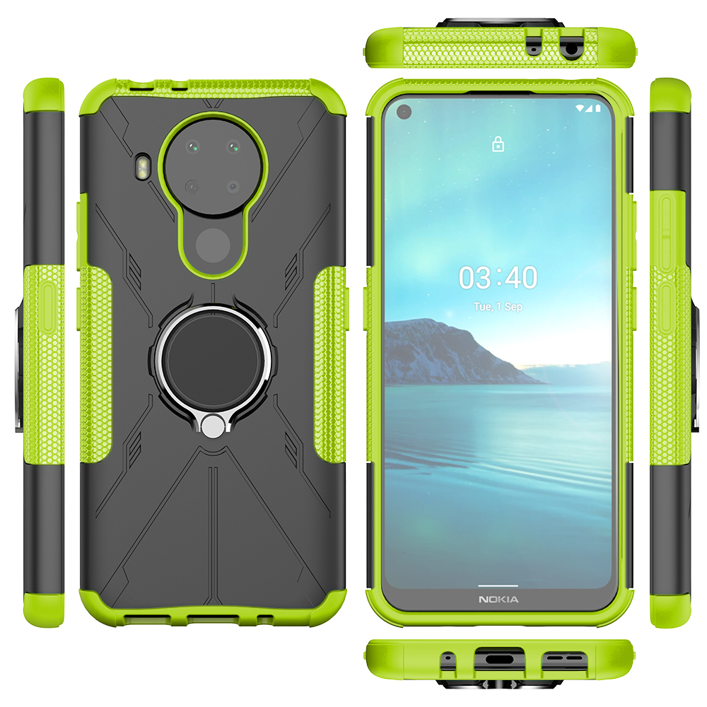 Phone Case for Nokia 3.4 - 6.39&quot; [Drop-protection] with Car Magnetic Ring Holder