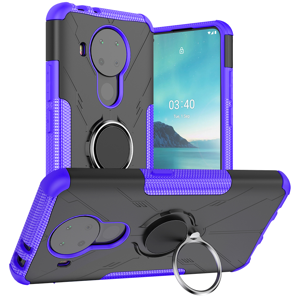 Phone Case for Nokia 3.4 - 6.39&quot; [Drop-protection] with Car Magnetic Ring Holder