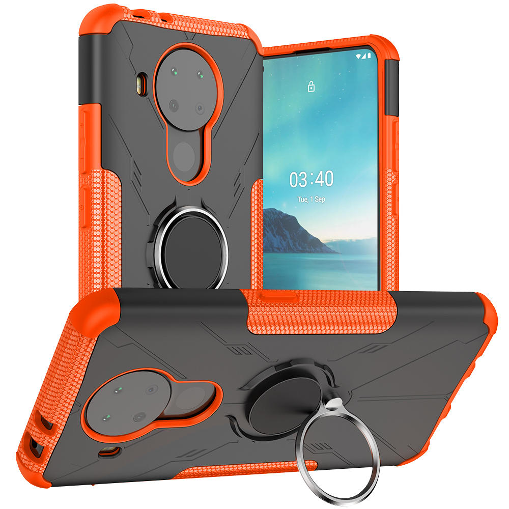 Phone Case for Nokia 3.4 - 6.39&quot; [Drop-protection] with Car Magnetic Ring Holder