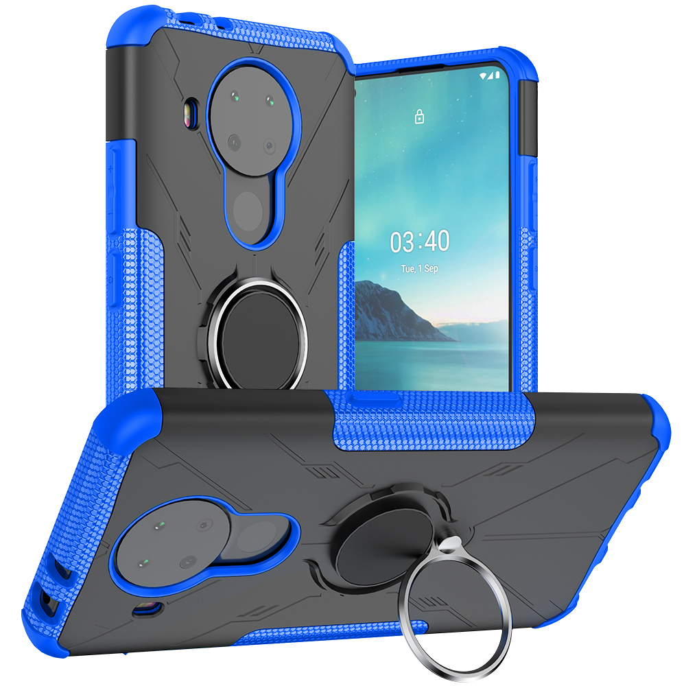 Phone Case for Nokia 3.4 - 6.39&quot; [Drop-protection] with Car Magnetic Ring Holder