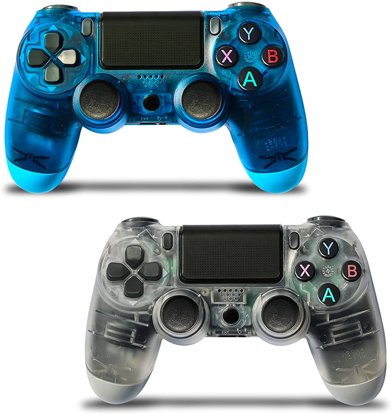 2 Pieces PS4 Game Controller-Double Shock 4 Wireless Controller for Playstation 4-six-axis Joystick