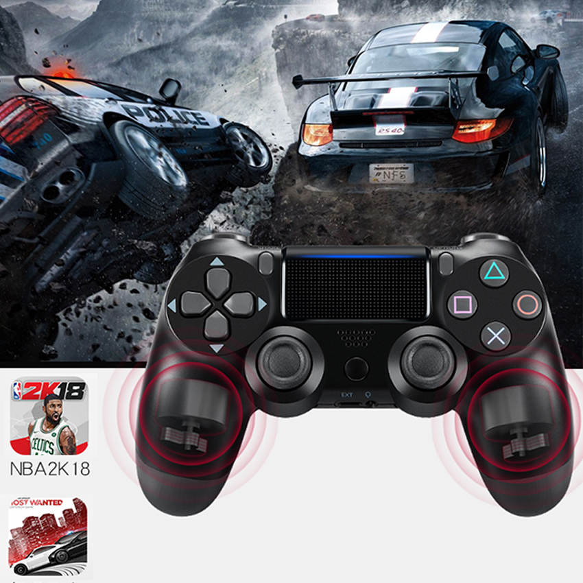 2 Pieces PS4 Game Controller-Double Shock 4 Wireless Controller for Playstation 4-six-axis Joystick